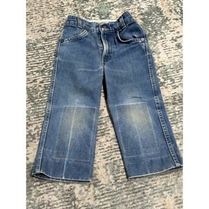 Vtg 1984 Levi's Orange Tab Kids Jeans 5 Slim Elastic Back Little Levi's USA Made